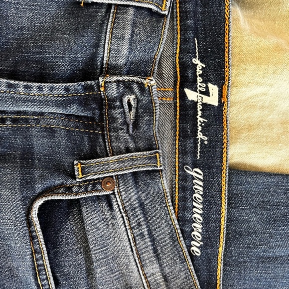 7 For All Mankind Gienevere Blue Jeans 29 - Picture 5 of 8